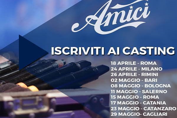 Amici 18 Casting: date provini e info iscrizioni online